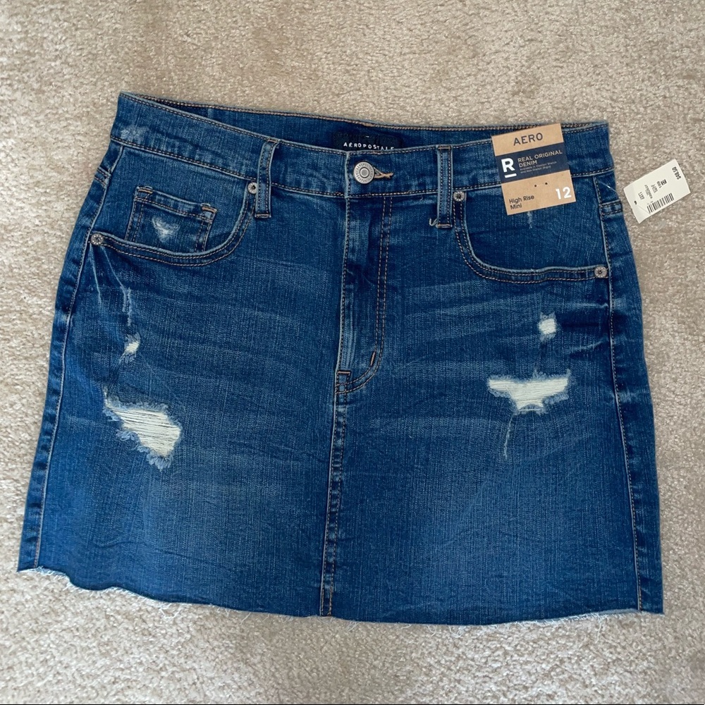 NWT Aeropostale Jean Skirt